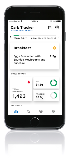 Free Weight Loss Tracker & Carb Counter App | Atkins